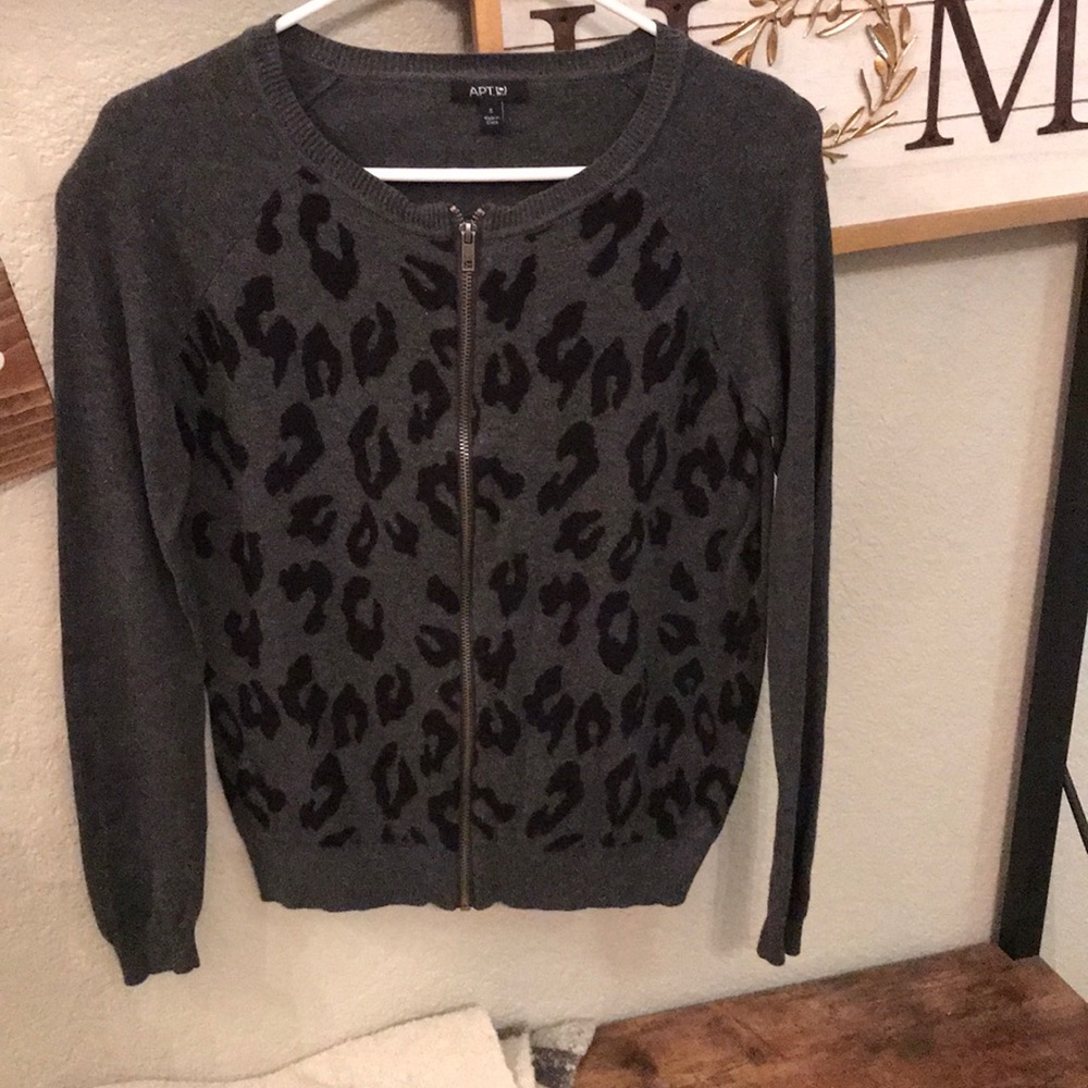 APT 9 Zipper Cardigan